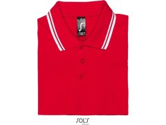 SOL´S Pasadena Men Pánské piqué polo 25.0577 red/white 1