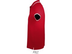 SOL´S Pasadena Men Pánské piqué polo 25.0577 red/white 5