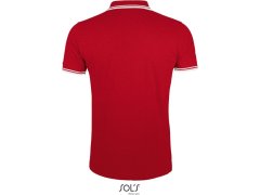 SOL´S Pasadena Men Pánské piqué polo 25.0577 red/white 6