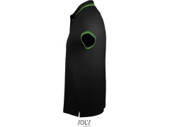 SOL´S Pasadena Men Pánské piqué polo 25.0577 black/lime 7