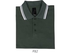 SOL´S Pasadena Men Pánské piqué polo 25.0577 forest green/white 2