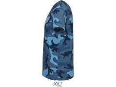 SOL´S Camo Men Pánské maskáčové tričko 25.1188 blue camo 4