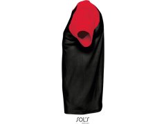SOL´S Funky Pánské 2-barevné raglánové tričko 25.1190 black/red 1