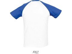 SOL´S Funky Pánské 2-barevné raglánové tričko 25.1190 white/royal 4