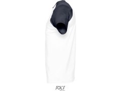 SOL´S Funky Pánské 2-barevné raglánové tričko 25.1190 white/navy 1