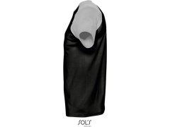 SOL´S Funky Pánské 2-barevné raglánové tričko 25.1190 black/grey melange 1