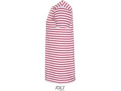 SOL´S Miles Men Pánské pruhované tričko 25.1398 white/red 3