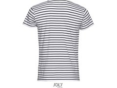 SOL´S Miles Men Pánské pruhované tričko 25.1398 white/navy 5
