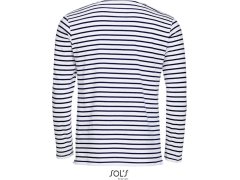 SOL´S Marine Men Pánské pruhované tričko s&nbsp;dlouhým rukávem 25.1402 white/navy 6