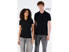 SOL´S Phoenix Men Pánské elastické piqué polo 25.1708 black 2