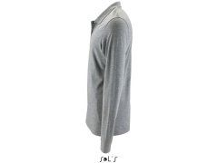 SOL´S Perfect LSL Men Pánské piqué polo s&nbsp;dlouhým rukávem 25.2087 grey melange 1