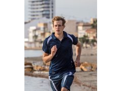 Spiro S 177M Pánské týmové piqué polo 29.177M navy/white 7