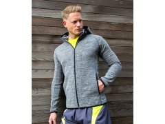 Spiro S 245M Pánská mikrofleecová mikina s kapucí 29.245M grey/black 1