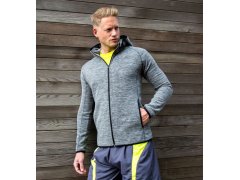 Spiro S 245M Pánská mikrofleecová mikina s kapucí 29.245M grey/black 2
