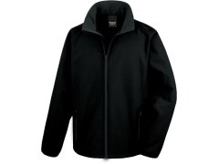 Result R 231M Pánská 2-vrstvá softshell bunda "Printable" 30.231M black/black 2