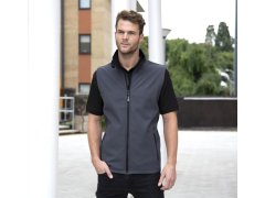 Result R 232M Pánská 2-vrstvá softshell vesta "Printable" 30.232M black/black 3