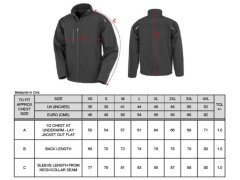 Result R 900M Pánská 3-vrstvá softshell bunda "Printable" 30.900X black 3