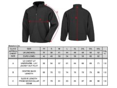 Result R 901M Pánská 2-vrstvá softshell bunda "Printable" 30.901M black 3