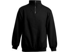Promodoro 5050 Pánska mikina s&nbsp;1/4 zipem "Troyer" 40.5050 black 2