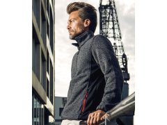 Promodoro 7700 Pánská pracovní pletená fleecová bunda 40.7700 heather grey 5