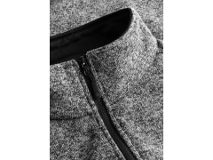 Promodoro 7700 Pánská pracovní pletená fleecová bunda 40.7700 heather grey 8