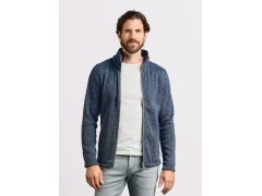 Promodoro 7720 Pánská pletená fleecová bunda 40.7720 heather grey 5