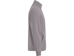 Promodoro 7971 Pánská dvojitá fleecová bunda 40.7971 light grey/black 7