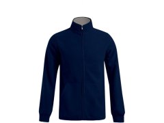 Promodoro 7971 Pánská dvojitá fleecová bunda 40.7971 navy/light grey 2