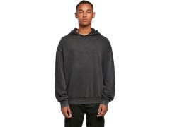 Build your Brand BY 191 Pánská oversize mikina s&nbsp;kapucí "Acid Wash" 56.0191 black 2