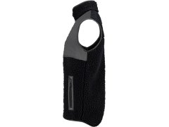 James Harvest Kingsley Fleece Vest Men Pánská fleecová vesta Sherpa "Two-Tone" 62.1501 black 4