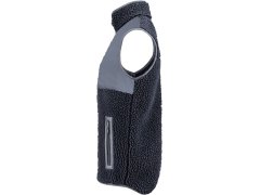 James Harvest Kingsley Fleece Vest Men Pánská fleecová vesta Sherpa "Two-Tone" 62.1501 navy 2