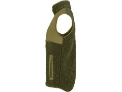 James Harvest Kingsley Fleece Vest Men Pánská fleecová vesta Sherpa "Two-Tone" 62.1501 moss green 6