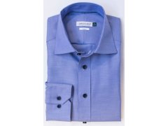 J.Harvest & Frost GB 01 Slim Men Nežehlivá košile s dlouhým rukávem 63.0102 mid blue 3