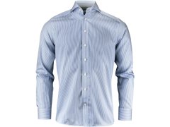 J.Harvest & Frost YB 50 Slim Men Keprová košile s dlouhým rukávem 63.5002 navy stripe 5
