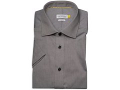 J.Harvest & Frost YB 50 S/S Regular Men Keprová košile s krátkým rukávem 63.5011 grey 1
