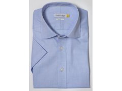 J.Harvest & Frost YB 50 S/S Regular Men Keprová košile s&nbsp;krátkým rukávem 63.5011 sky blue 4