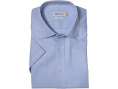 J.Harvest & Frost YB 50 S/S Slim Men Keprová košile s&nbsp;krátkým rukávem 63.5022 sky blue 4