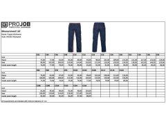 ProJob 2501 Waistpants (62) Pánské pracovní kalhoty 64.501X black 3