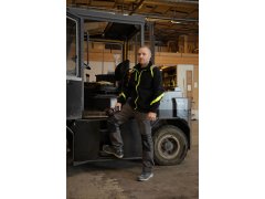 ProJob 2520 Waistpants Stretch (62) Pánské kontrastní strečové pracovní kalhoty 64.520X grey 3