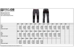 ProJob 2520 Waistpants Stretch (62) Pánské kontrastní strečové pracovní kalhoty 64.520X grey 4
