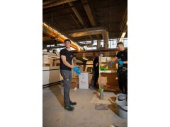 ProJob 5551 Waistpants Stretch (146-156) Pánské strečové pracovní kalhoty 64.551L navy 1