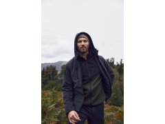 Clique Padded Hooded Softshell Men Pánská zateplená softshellová bunda s&nbsp;kapucí 67.0952 fog green 6