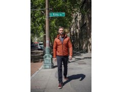 Cutter & Buck Mount Adams Jacket Men Pánská prošívaná bunda 68.1474 orange rust 6