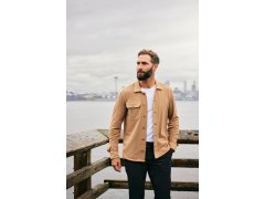 Cutter & Buck Advantage Leisure Shirt Men Volnočasová košile 68.2414 grey melange 8