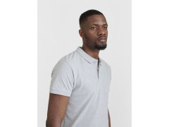 Pure Waste PQM Pánské piqué polo z těžké bavlny 74.0PQM grey melange 7