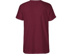 Neutral O 60012 Pánské bio tričko s ohrnutými rukávy 77.6012 bordeaux 1