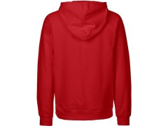 Neutral O 63101 Pánská mikina s kapucí z bio bavlny 77.6311 red 6