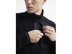 Craft Corporate ADV Pile Fleece Jacket M Pánská fleecová bunda Sherpa 81.2220 ecru/black 3
