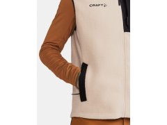 Craft Corporate ADV Pile Fleece Vest M Pánská fleecová vesta Sherpa 81.3810 ecru/black 1