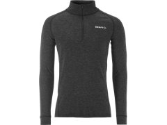 Craft Corporate Wool Merino Hz Set M Pánská sada funkčního prádla s 1/4 zipem 81.8308 black melange 8